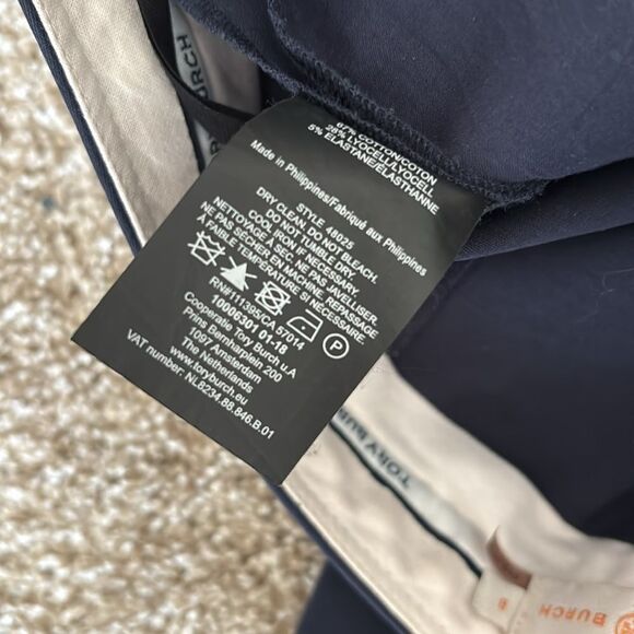Tory Burch navy slacks - size 8 - Picture 6 of 6